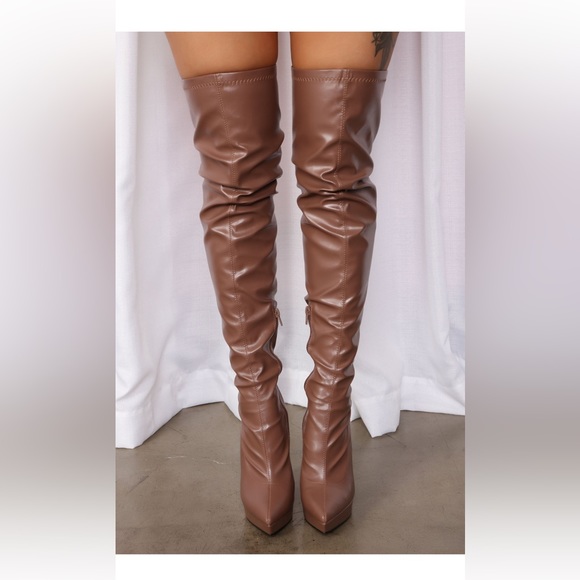 Shoes Brown Thigh Boots Poshmark
